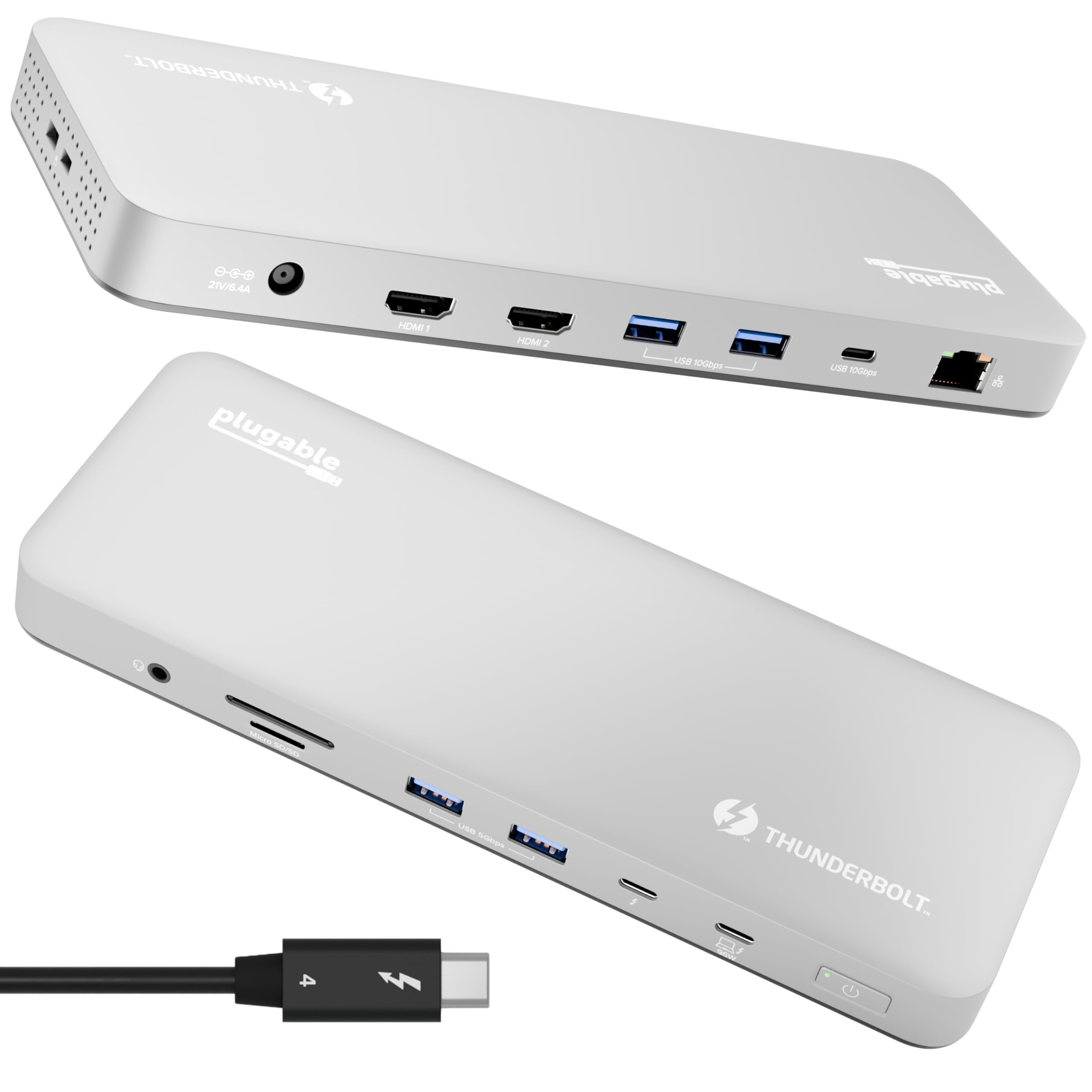 Amazon.com: Plugable Thunderbolt 4 Dock for M4 MacBook Air & M5